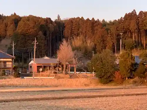 月山神社の景色