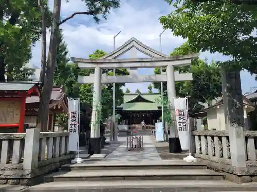 お三の宮日枝神社の鳥居