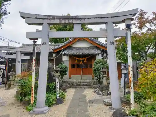 大浜弁財天神社(山稲荷社)の鳥居