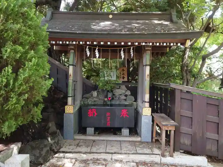 登渡神社の手水舎
