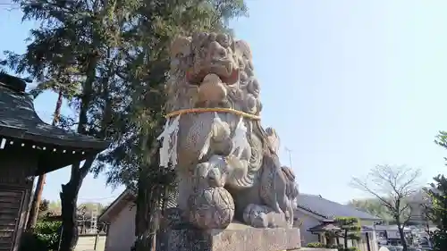 三ヶ島八幡神社の狛犬