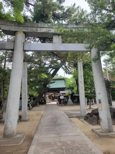 雄郡神社の鳥居