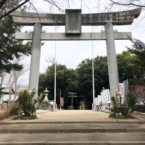 土呂八幡宮の鳥居