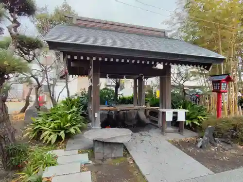鵠沼伏見稲荷神社の手水舎