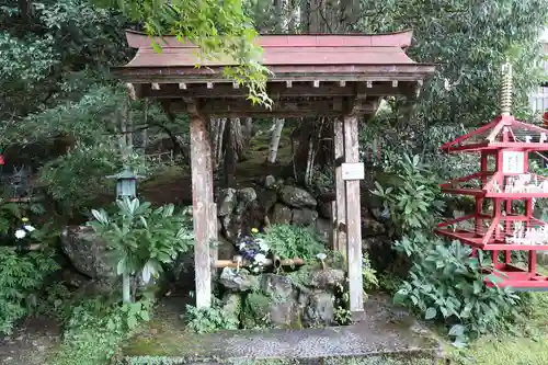 明通寺の手水舎
