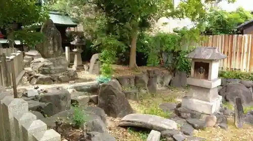 阿遅速雄神社の庭園