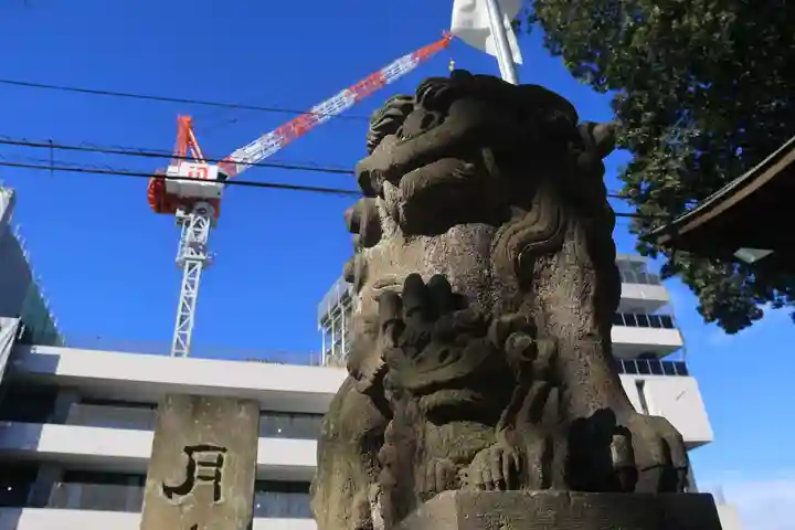 阿邪訶根神社の狛犬