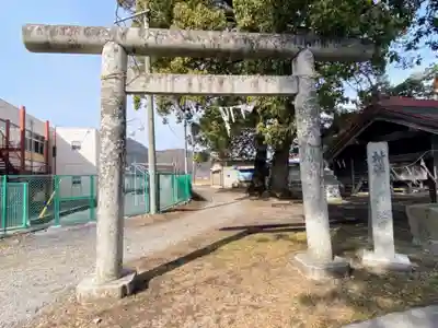 鹿島神社（葛生町）の鳥居