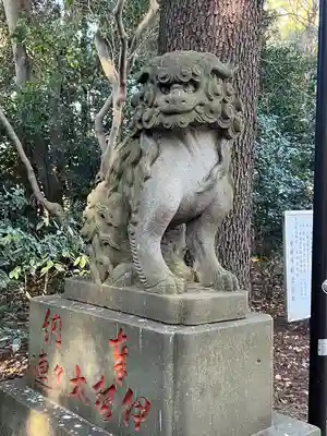 岩槻久伊豆神社の狛犬