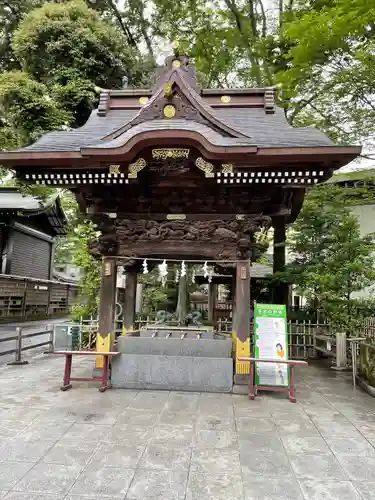 大國魂神社の手水