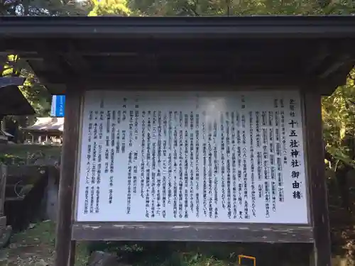 十五社神社の歴史