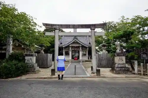 津島社（大草津島神社）の鳥居