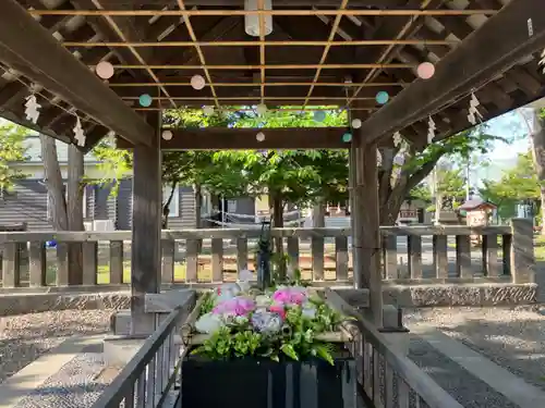 江南神社の手水