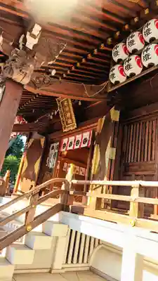 中野沼袋氷川神社の本殿・本堂