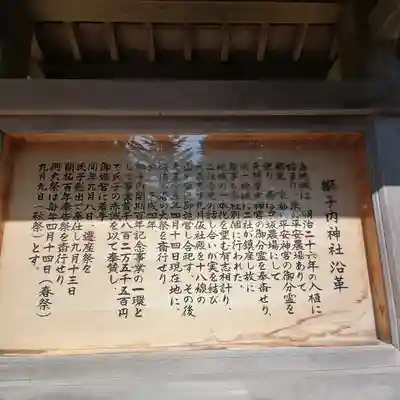 獅子内神社の歴史