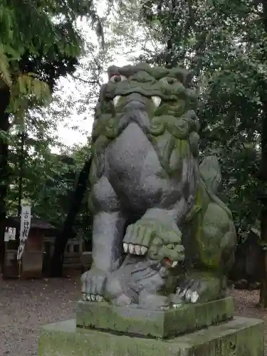 岩槻久伊豆神社の狛犬