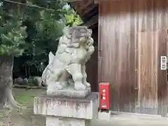 庄村波多神社の狛犬