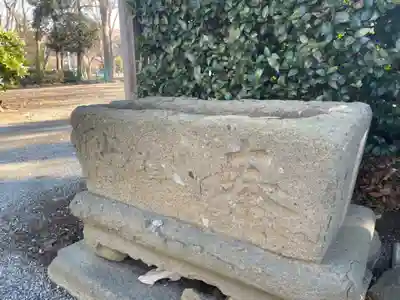 下溝八幡宮の手水舎