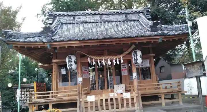 川越熊野神社の本殿・本堂