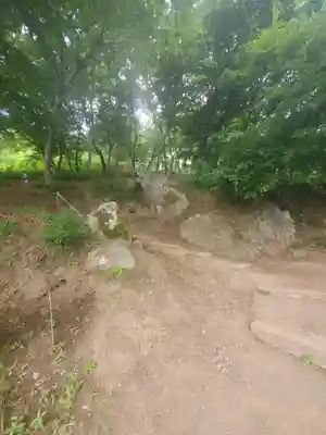男浅間神社の周辺