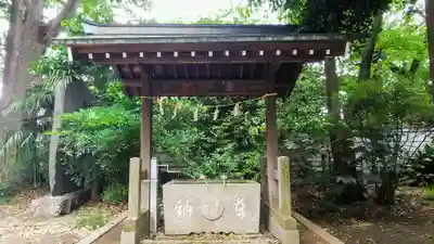 上連雀神明社の手水舎