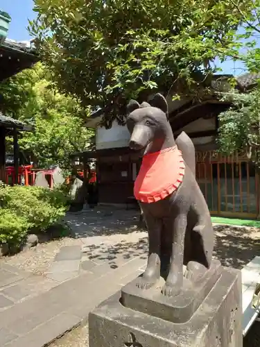三囲神社の狛犬
