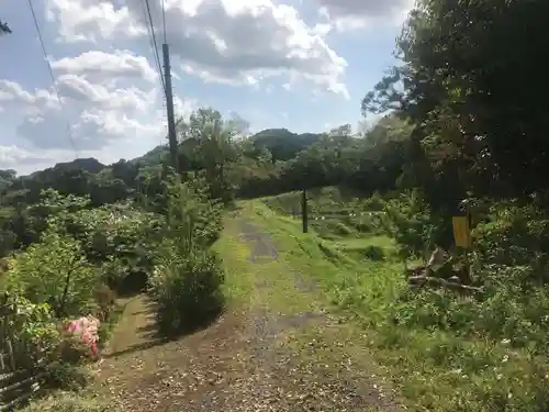 神社（名称不明）の周辺