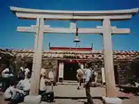 富士山頂上浅間大社奥宮の鳥居