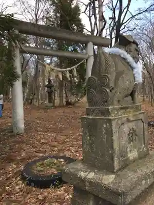浦臼神社の狛犬