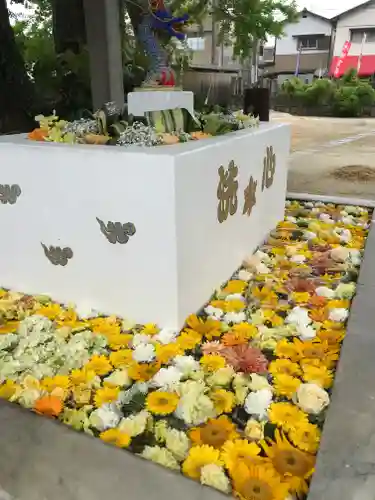  四王寺神社の手水