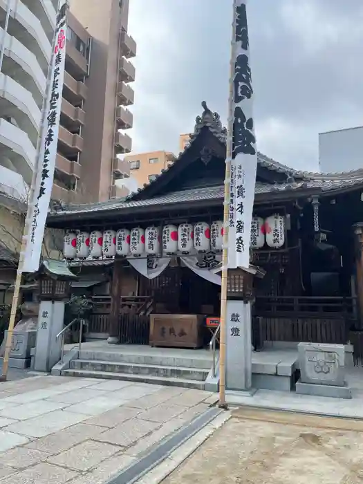 空鞘稲生神社の本殿