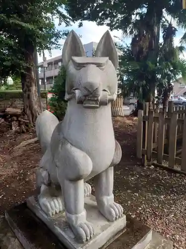 車返稲荷神社の狛犬