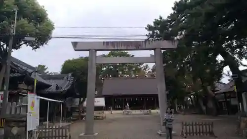 安久美神戸神明社の鳥居