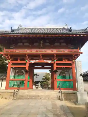 葛井寺の山門・神門