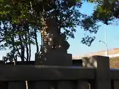 大川町氷川神社の狛犬