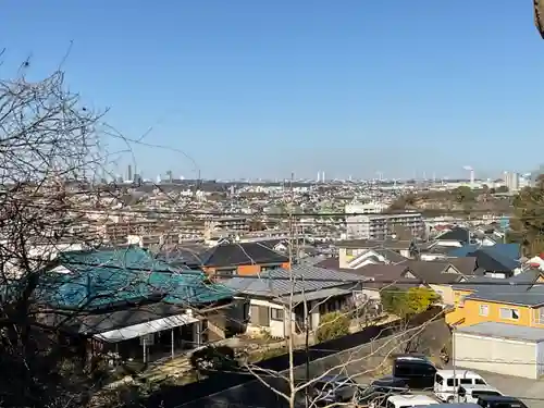 峰白山神社の景色