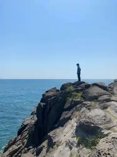 照島神社の景色