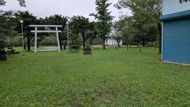 有明八幡神社の庭園
