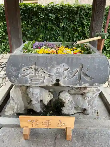 於菊稲荷神社の手水