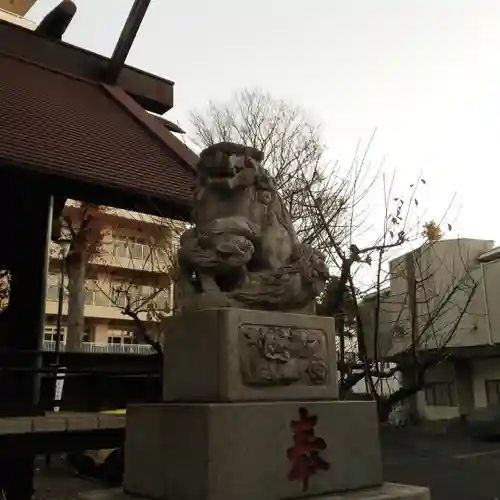 高円寺氷川神社の狛犬