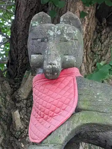 堂城稲荷神社の狛犬