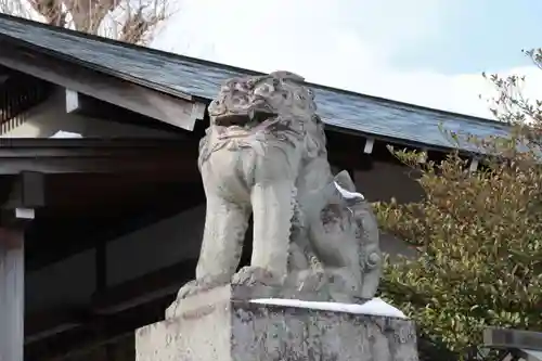 開成山大神宮の狛犬