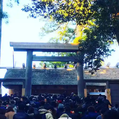 伊勢神宮内宮（皇大神宮）の鳥居