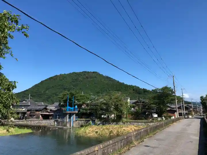 朝日山神社の景色