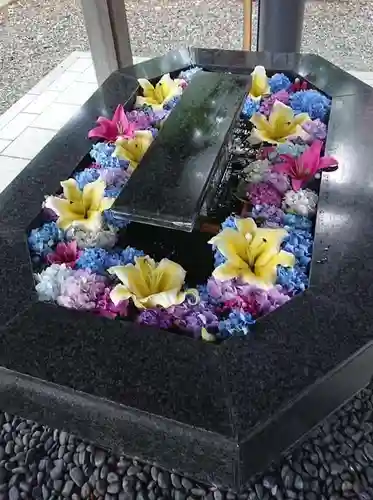 新琴似神社の手水舎