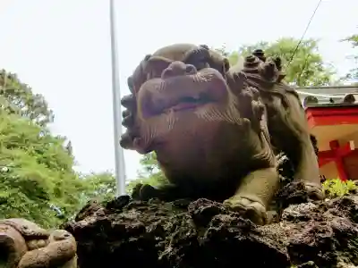 前原御嶽神社の狛犬