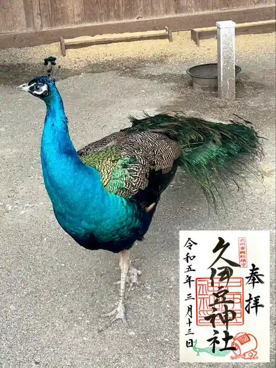 岩槻久伊豆神社の御朱印