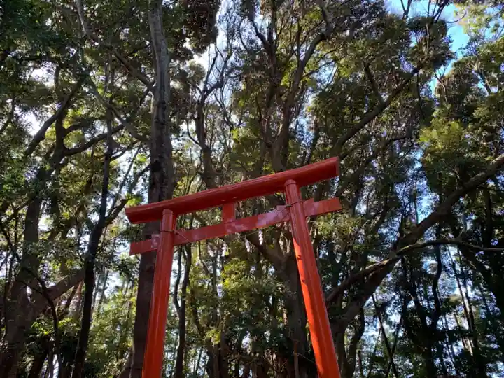 神社(名称不明)の鳥居
