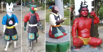 桃太郎神社（栗栖）の狛犬