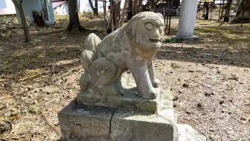 野花南神社の狛犬